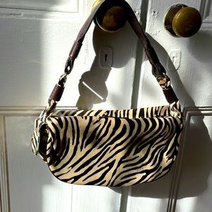 Vintage 00s Kate Spade Animal print shoulder bag